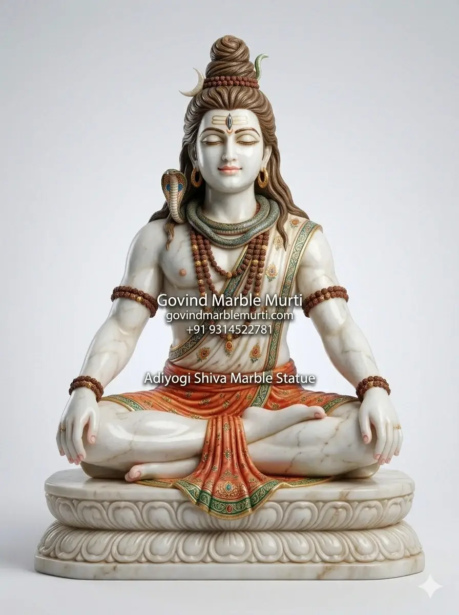 Adiyogi Shiva Marble Statue
