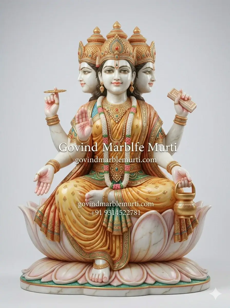 Brahma Marble Murti