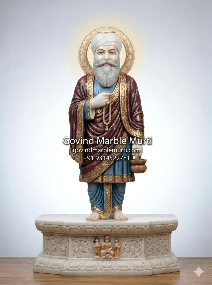 Gurunanak Dev Marble Statue