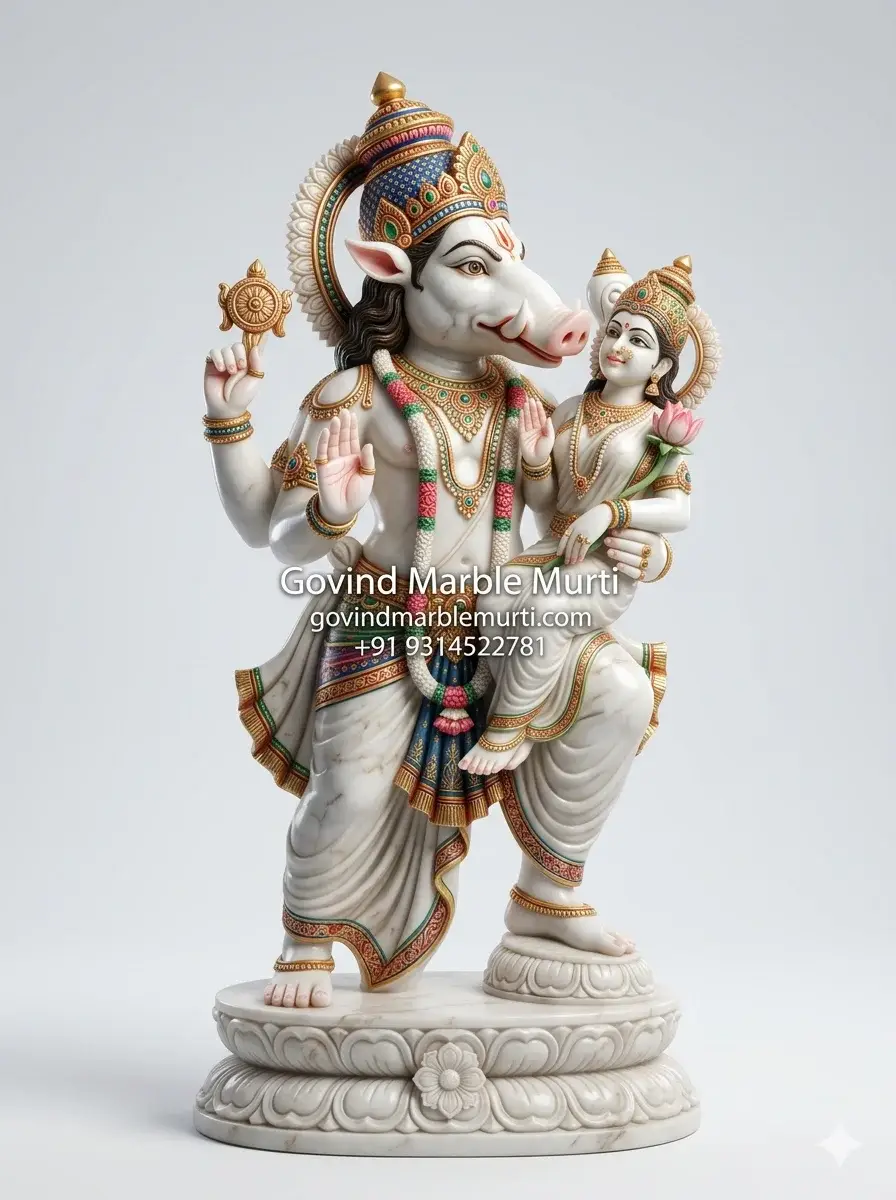 Marble Varaha Avatar Murti