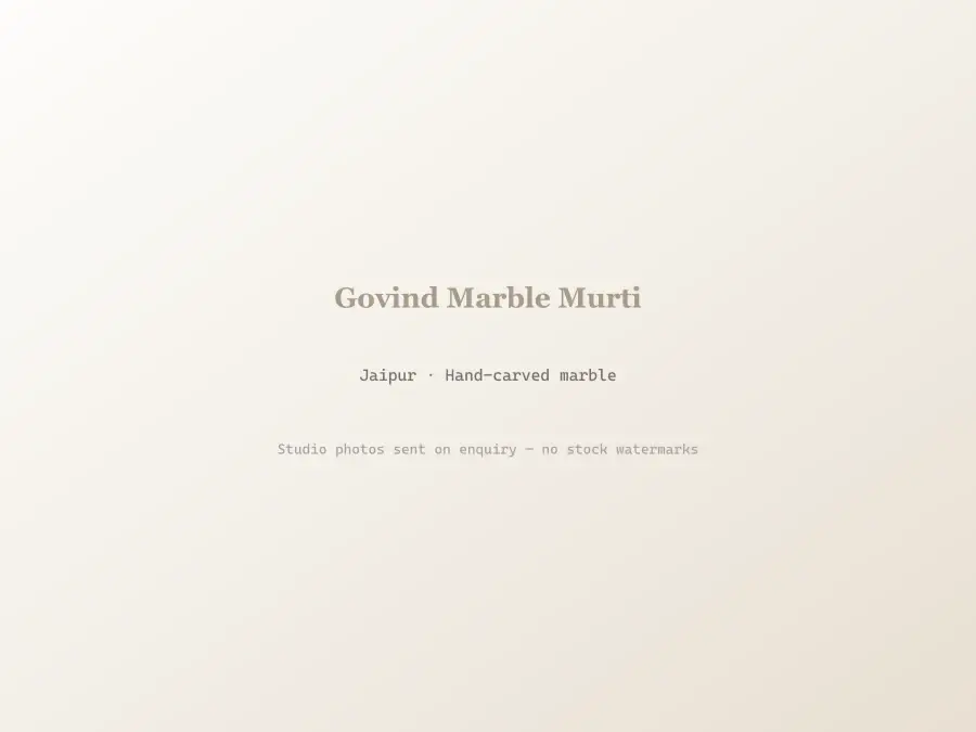 Pitambara Devi Marble Murti