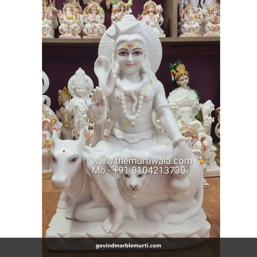 Bhairav Baba Marble Statue