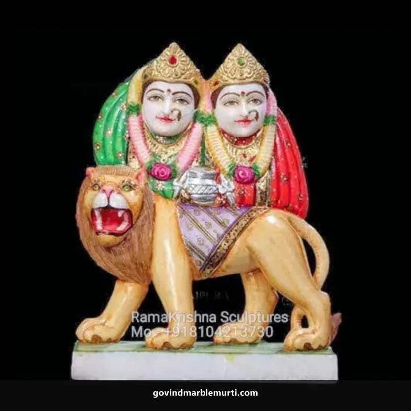 Chamunda Maa Marble Murti