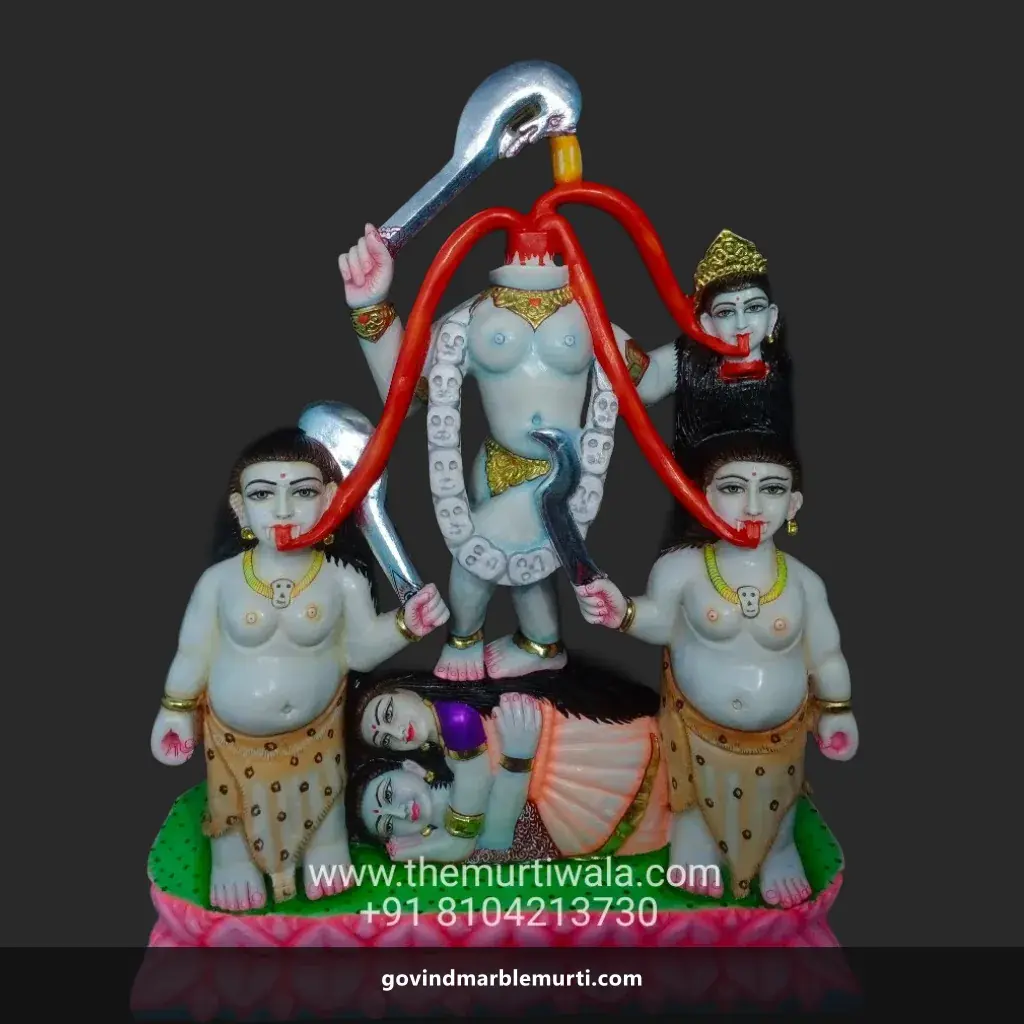 Chinnamasta Devi Marble Statue