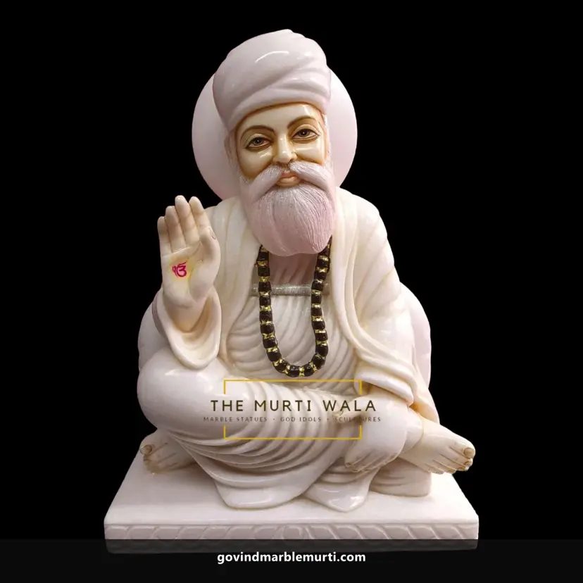 Gurunanak Dev Marble Statue