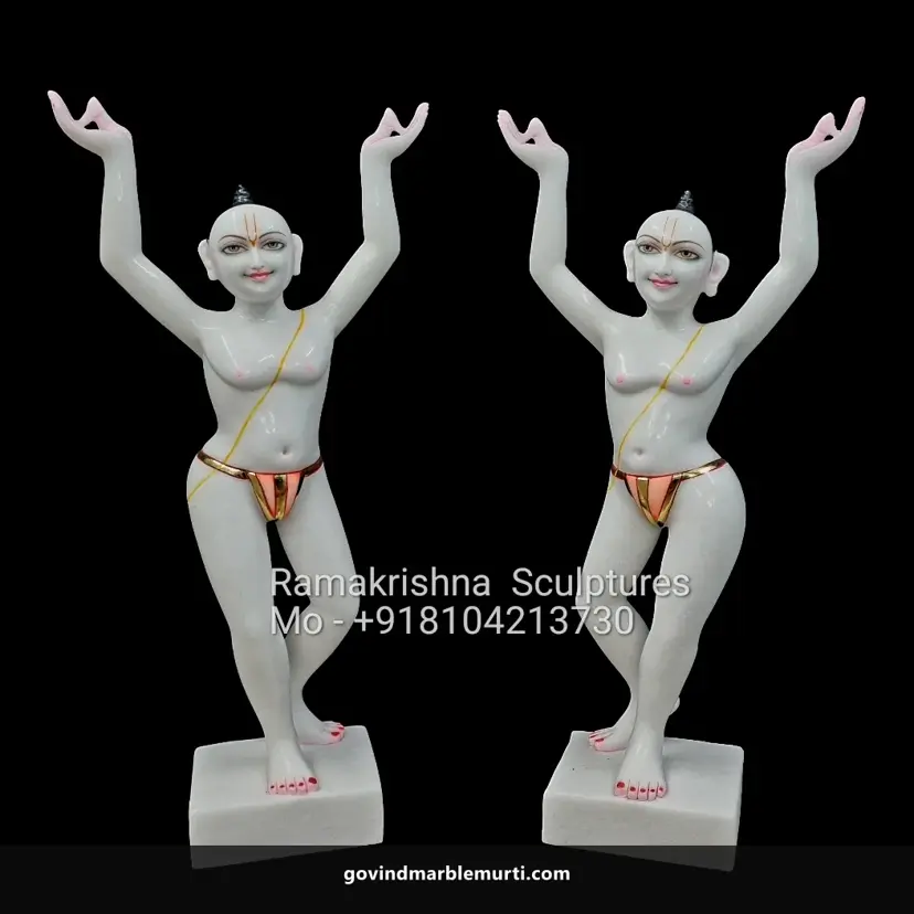 Iskcon Deities Marble Idols