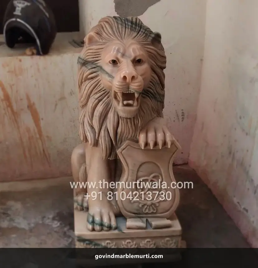 Lion Marble Statue