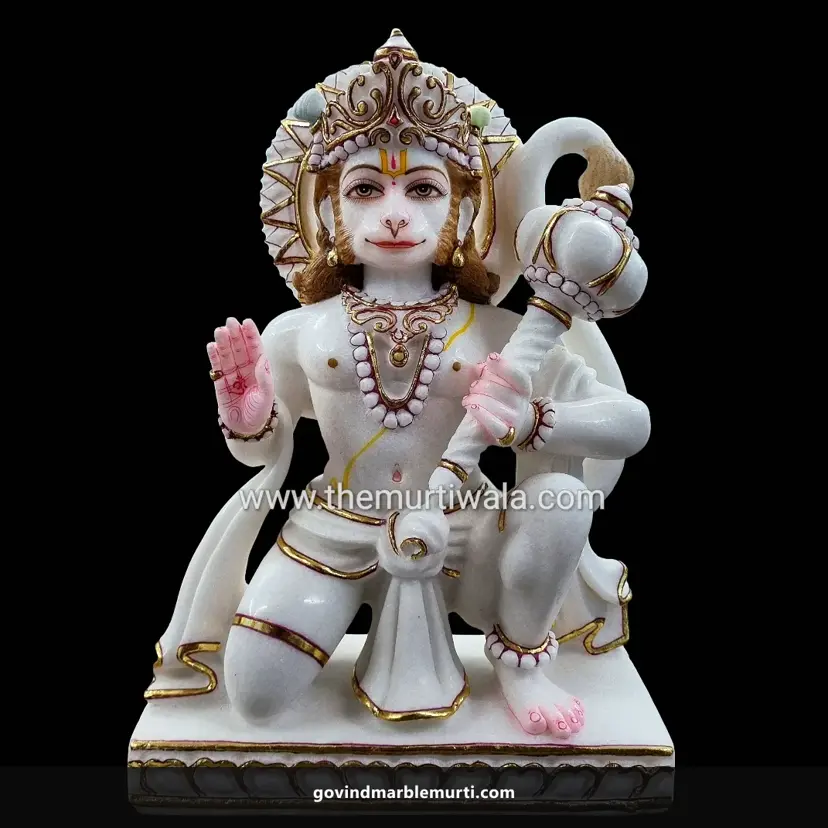 Murugan Marble Statue