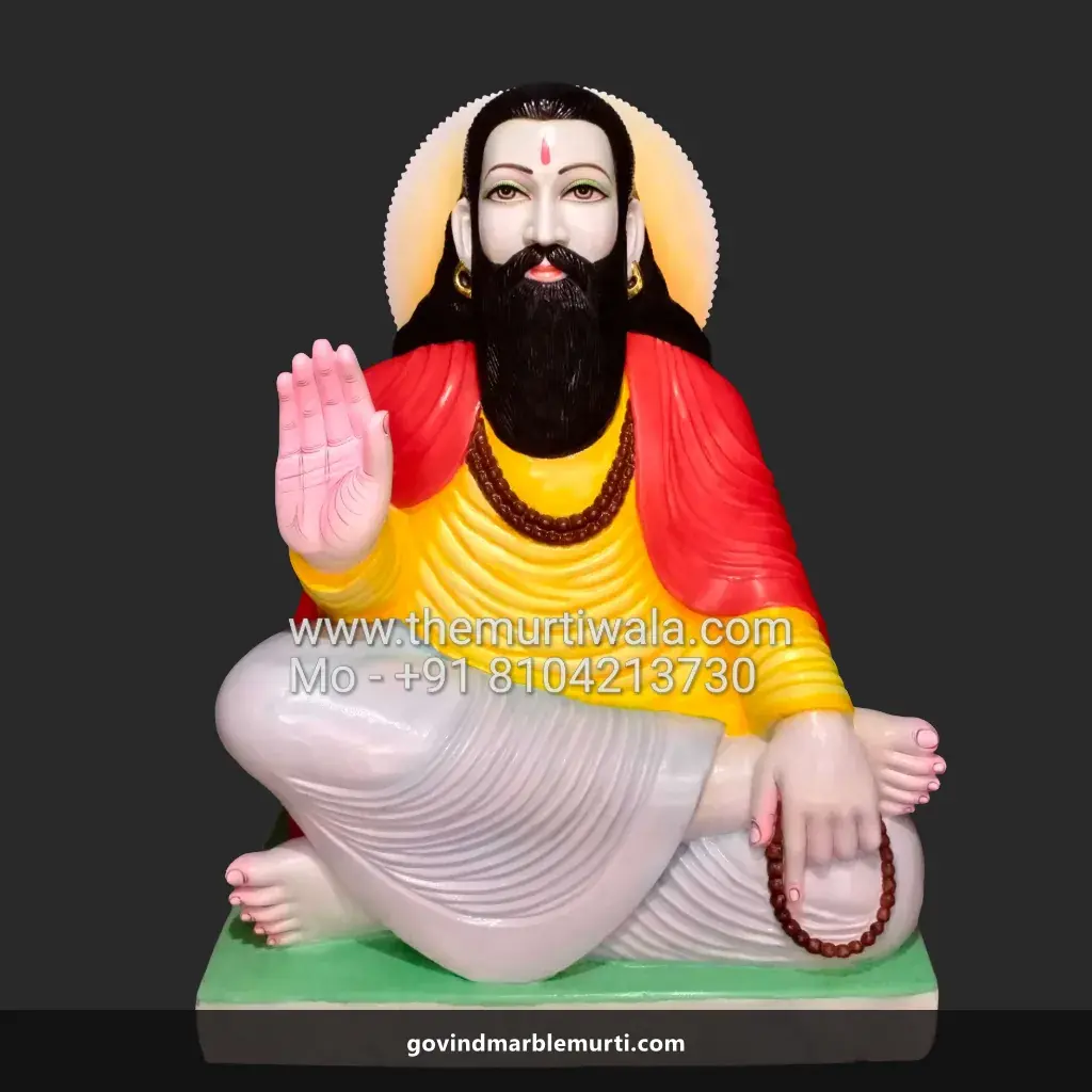 Saint Ravidas Maharaj Marble Statue