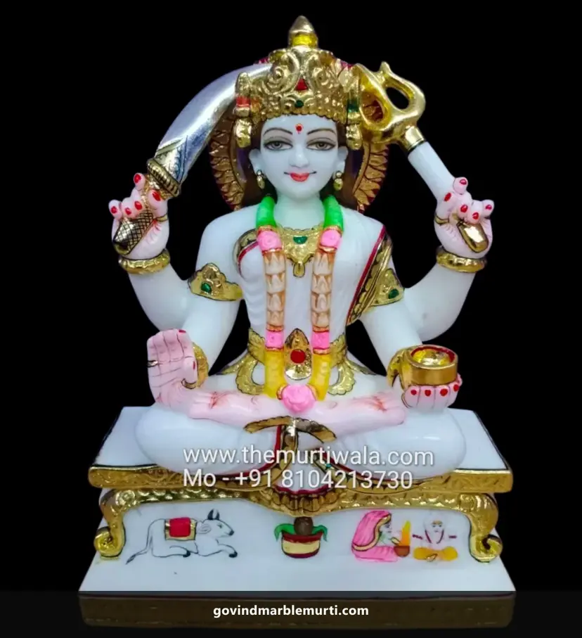 Santoshi Maa Marble Murti
