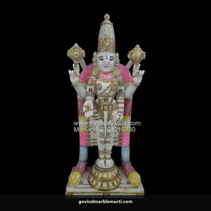 Tirupati Balaji Marble Statue