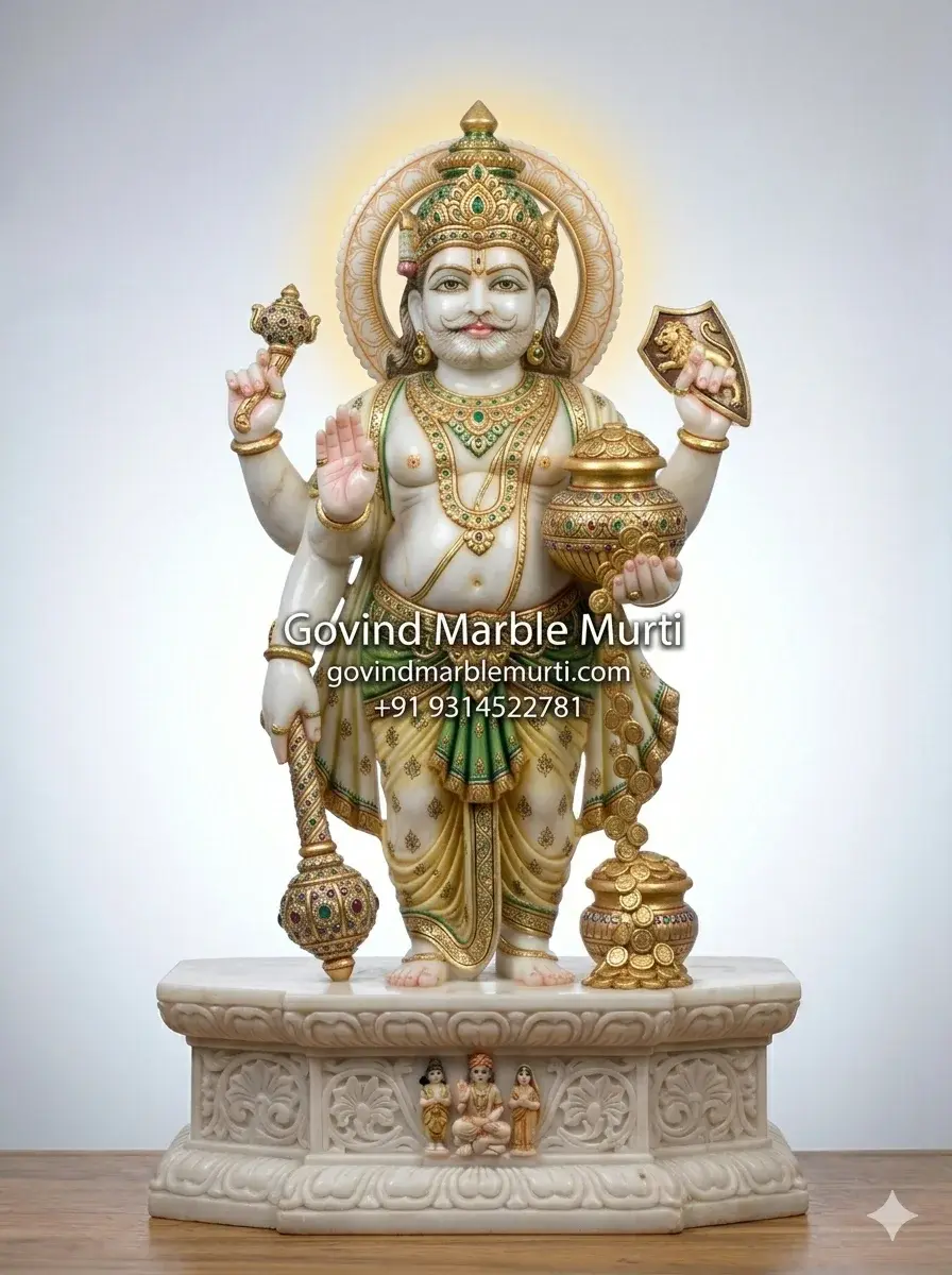 Kuber Marble Statue