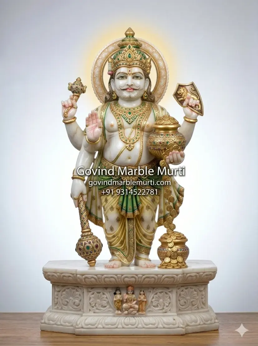 Kuber Marble Statue