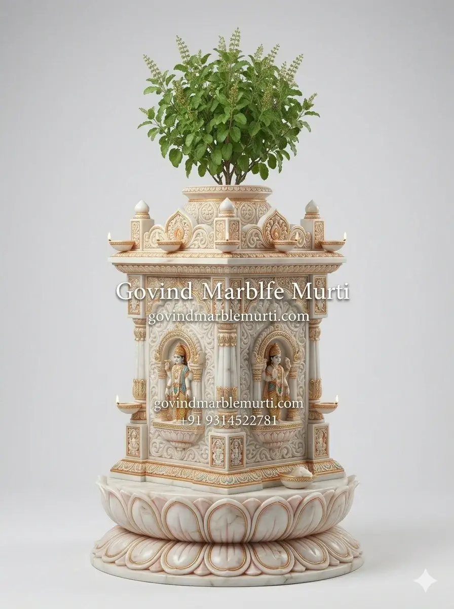 Marble Tulsi Vrindavan