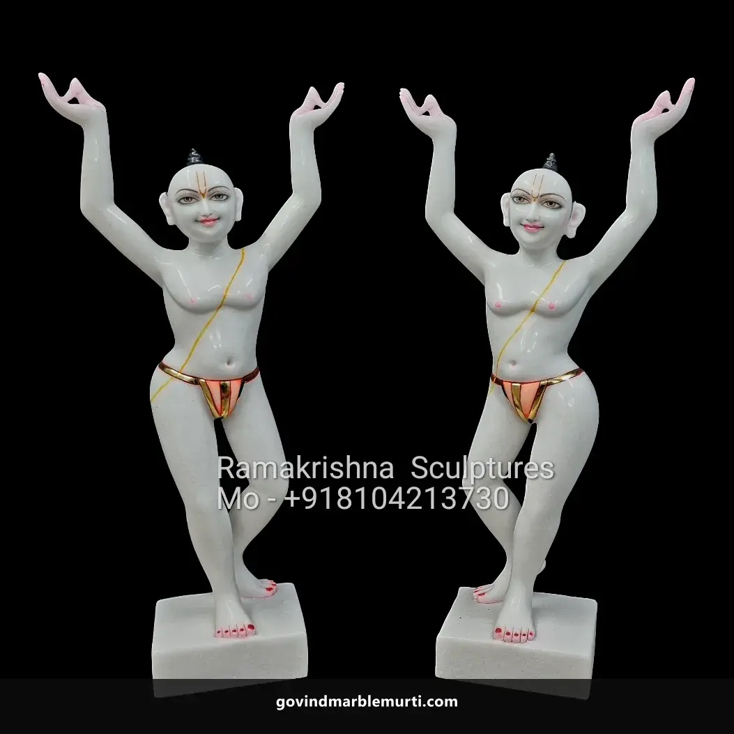 Iskcon Deities Marble Idols
