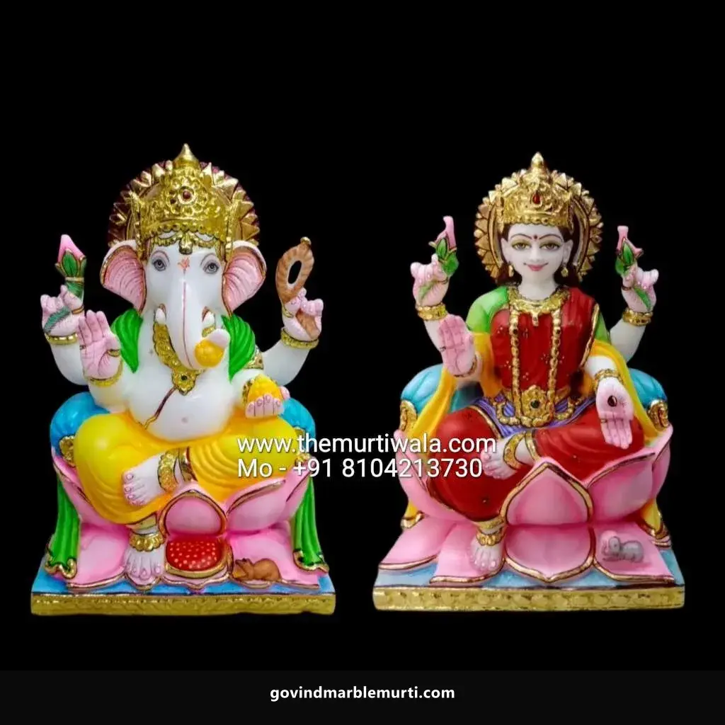 Laxmi Mata Marble Statue