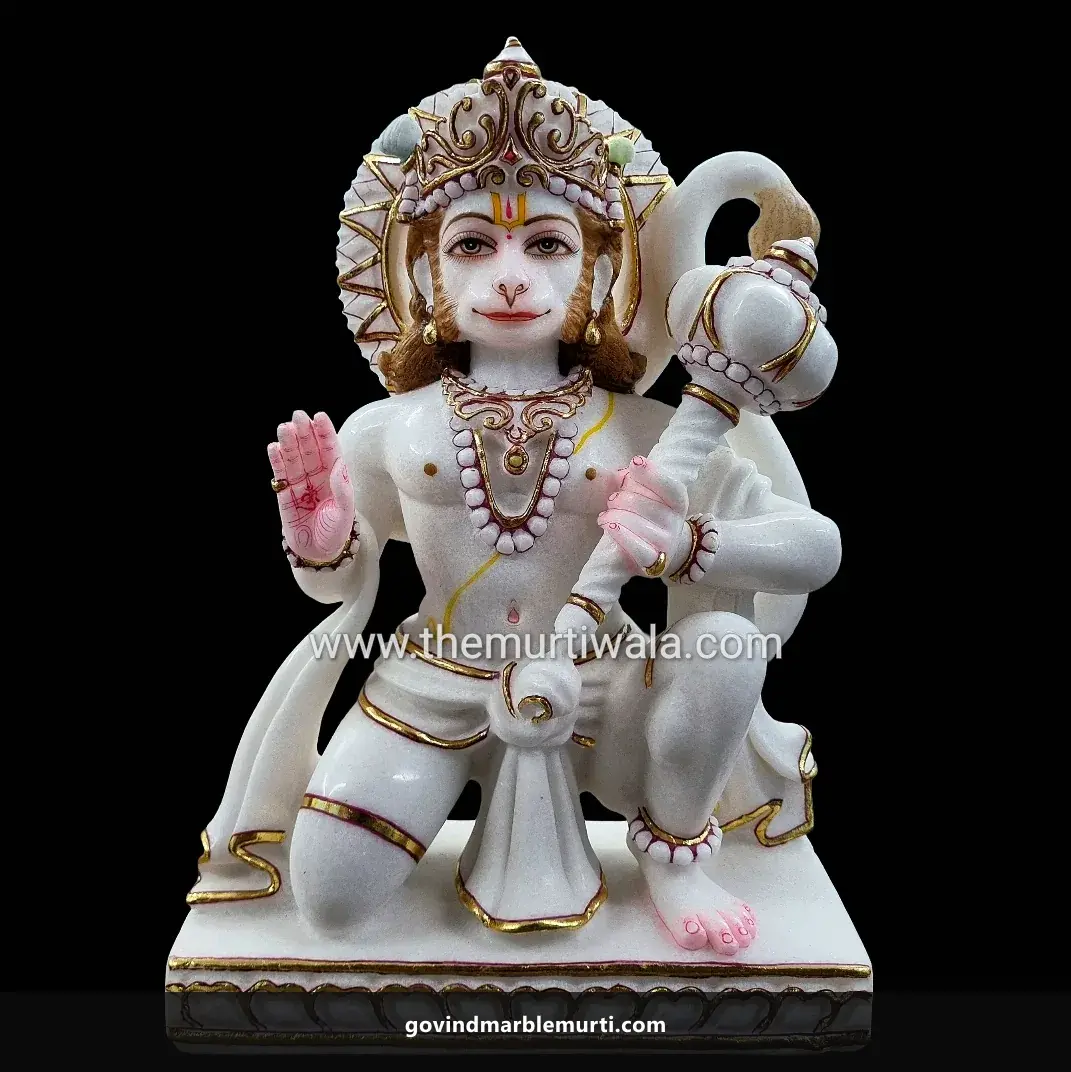 Murugan Marble Statue