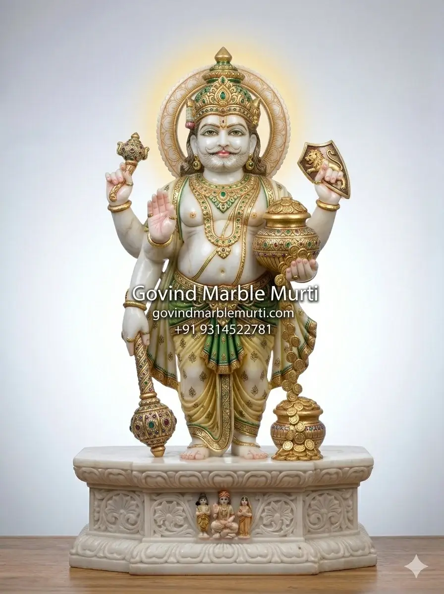 Kuber Marble Statue