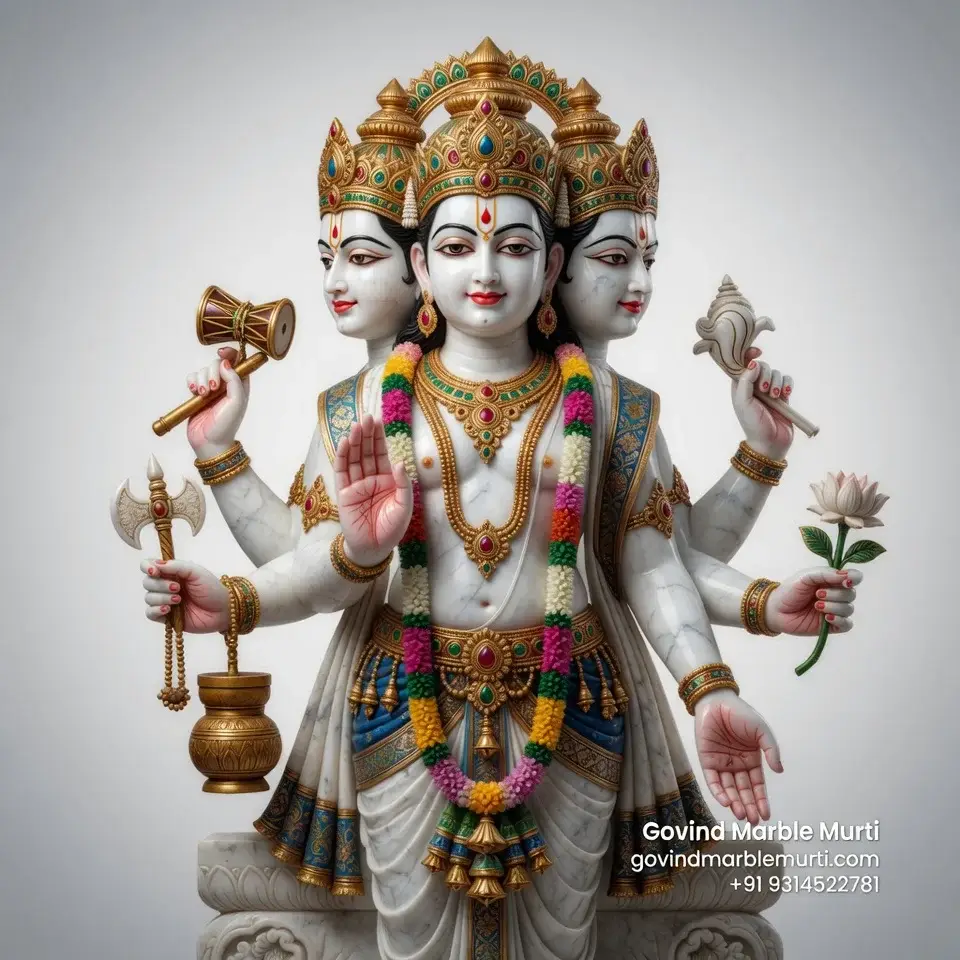 Lord Datta Marble Statue