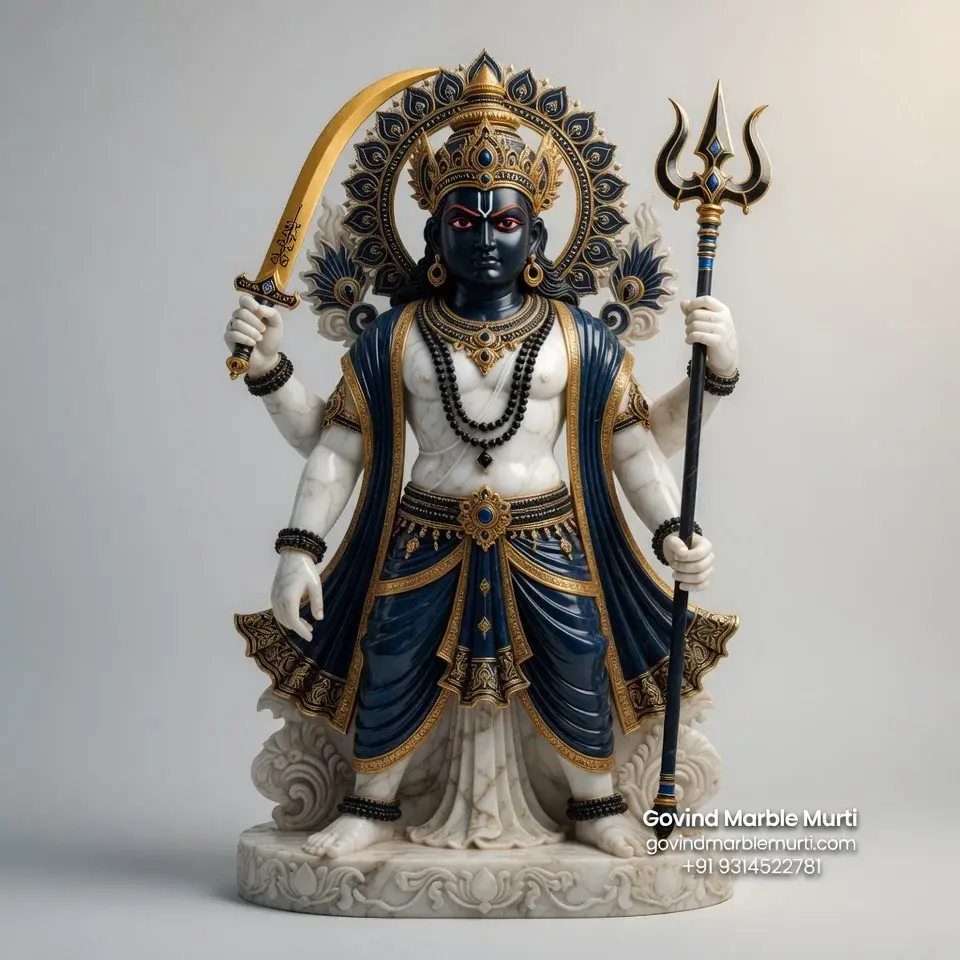 Shani Dev Marble Murti